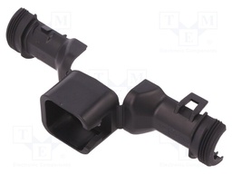 Cable clamp; DT; female; PIN: 6; straight; Works with: DT06-6S
