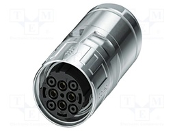 Connector: M40; plug; SM; PIN: 6; 250V; 30A,70A; shielded; IP67