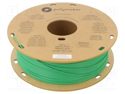 Filament: PLA; 1.75mm; green; 190÷230°C; 1kg; Table temp: 45°C