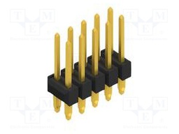 Connector: pin strips; pin header; male; PIN: 10; 2.54mm; THT; 2x5