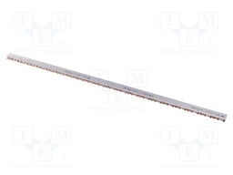 Busbar; 10mm2; Poles: 3; 690VAC; 690VDC; Inom: 63A; No.of mod: 20