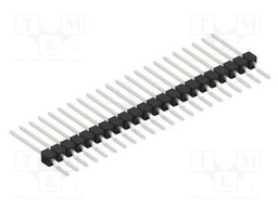 Connector: pin strips; pin header; male; PIN: 22; 2.54mm; SMT; 1x22
