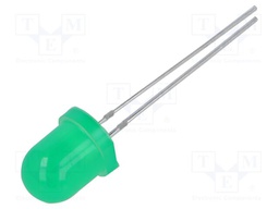 LED; 8mm; green; 120÷250mcd; 45°; 1.7÷2.6V; -40÷85°C; 60mW