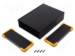 Enclosure: with panel; FR; X: 131mm; Y: 160mm; Z: 53.5mm; aluminium