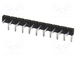 Pin strip, nominal cross section: 1.5 mm?, color: black, nom
