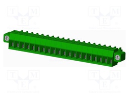 Connector: pluggable terminal block; plug; female; straight; 10A