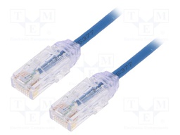 Patch cord; TX6-28™,U/UTP; 6; stranded; Cu; LSZH; blue; Len: 3m