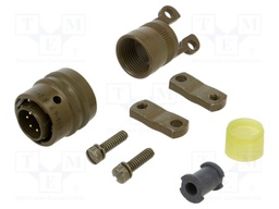 Connector: circular; plug; PT/451