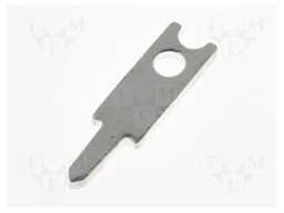 Terminal: flat; 2.8mm; 0.8mm; male; THT; brass; silver plated