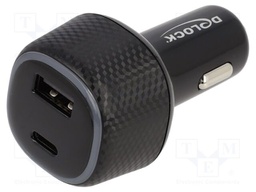 USB power supply; USB A socket,USB C socket; Sup.volt: 12÷24VDC