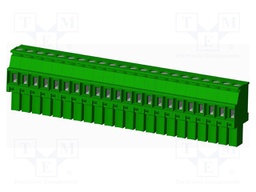 Connector: pluggable terminal block; plug; female; angled 90°