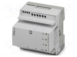 Meter: network parameters; for DIN rail mounting,horizontal