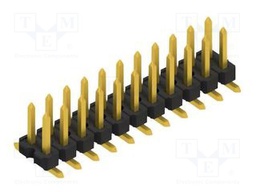 Connector: pin strips; pin header; male; PIN: 22; 2.54mm; SMT; 2x11