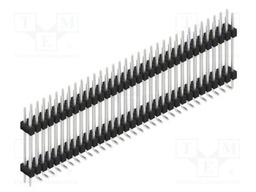 Connector: pin strips; pin header; male; PIN: 66; 2.54mm; SMT; 2x33
