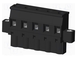 Connector: pluggable terminal block; plug; female; angled 90°