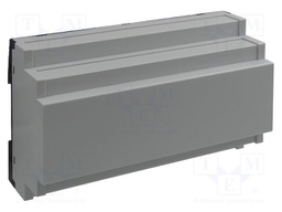 Enclosure: for DIN rail mounting; Y: 90mm; X: 140mm; Z: 60mm; grey