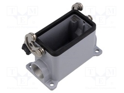 Enclosure: for HDC connectors; C-TYPE; size 57.27; Gland holes: 1