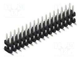Connector: pin strips; pin header; male; PIN: 34; 2mm; SMT; 2x17
