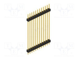 Connector: pin strips; pin header; male; PIN: 12; 2.54mm; THT; 1x12