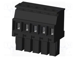 Connector: pluggable terminal block; plug; female; angled 90°