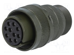 Connector: circular; Series: DS/MS; plug; female; PIN: 10; for cable