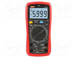 Digital multimeter; LCD (6000),with a backlit; True RMS; 0÷40°C