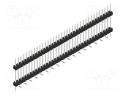 Connector: pin strips; pin header; male; PIN: 36; 2.54mm; SMT; 1x36
