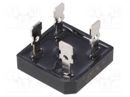 Single-phase bridge rectifier; Urmax:1000V; If:35A; Ifsm:400A