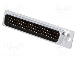 D-Sub HD; PIN: 62; plug; male; stamped and formed contacts