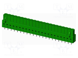 Connector: pluggable terminal block; socket; female; straight