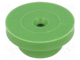 Fuse acces: washer; Colour: green; Mat: silicone