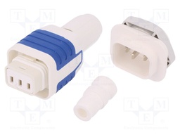 Connector: AC supply; 4.8x0,8mm connectors,screw terminal; 10A