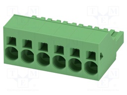 PCB connector, nominal cross section: 16 mm?, color: green,