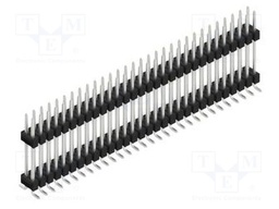 Connector: pin strips; pin header; male; PIN: 60; 2.54mm; SMT; 2x30