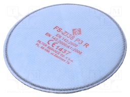 Dust filter; P3 R; Material: activated carbon