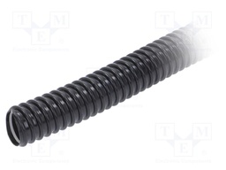 Protective tube; Conduit size: 25; PVC; black; L: 30m; -5÷60°C