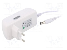 Power supply: switched-mode; voltage source; 24VDC; 0.5A; 12W