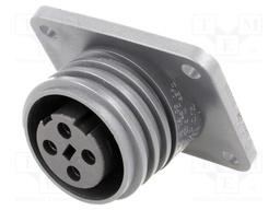 Connector: circular; socket; female; PIN: 4; EXPlora; nickel plated
