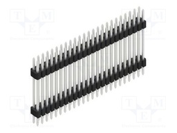 Connector: pin strips; pin header; male; PIN: 48; 1.27mm; THT; 2x24
