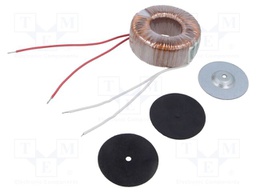 Transformer: toroidal; 50VA; 230VAC; 115V; 0.43A; Leads: cables