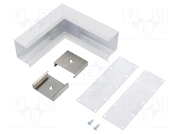 Connector 90°; white; aluminium; Application: VARIO30-07