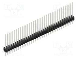 Connector: pin strips; pin header; male; PIN: 32; 1.27mm; THT; 1x32