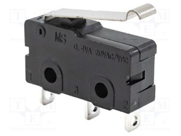 Microswitch SNAP ACTION; 0.02A/20VAC; 0.02A/20VDC; SPDT; ON-(ON)
