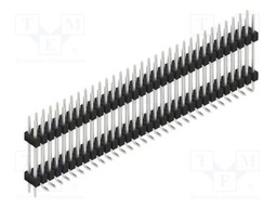 Connector: pin strips; pin header; male; PIN: 64; 2.54mm; SMT; 2x32