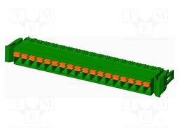 Connector: pluggable terminal block; plug; female; straight; 12A