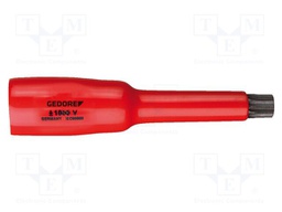Socket; insulated,socket spanner; Bit: XZN; Size: XZN M8; 3/8"