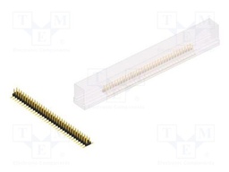 Connector: pin strips; pin header; male; PIN: 66; 2mm; SMT; 2x33