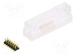 Connector: pin strips; pin header; male; PIN: 14; 2.54mm; SMT; 2x7