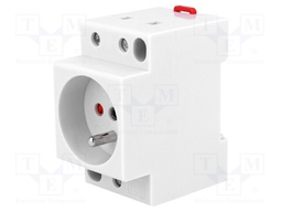 F-type socket (Schuko); Mounting: DIN; Input: L+N+PE