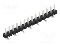 Connector: pin strips; pin header; male; PIN: 14; 2.54mm; SMT; 1x14